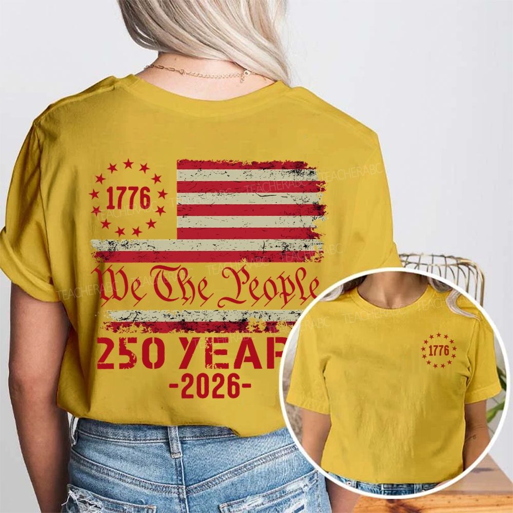 Do The People 250 Years 2026 Double Printed T-shirt