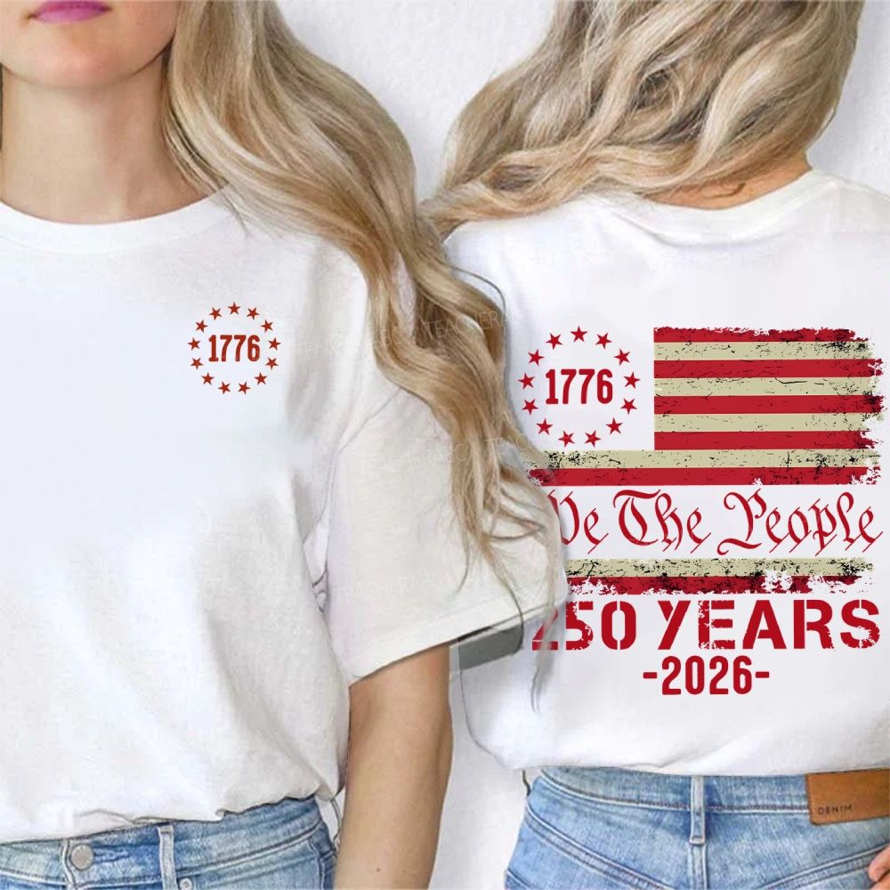 Do The People 250 Years 2026 Double Printed T-shirt