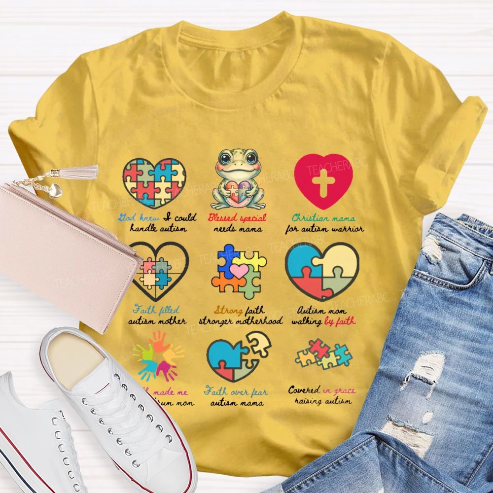 God Knew I Could Handle Autism Teacher T-shirt