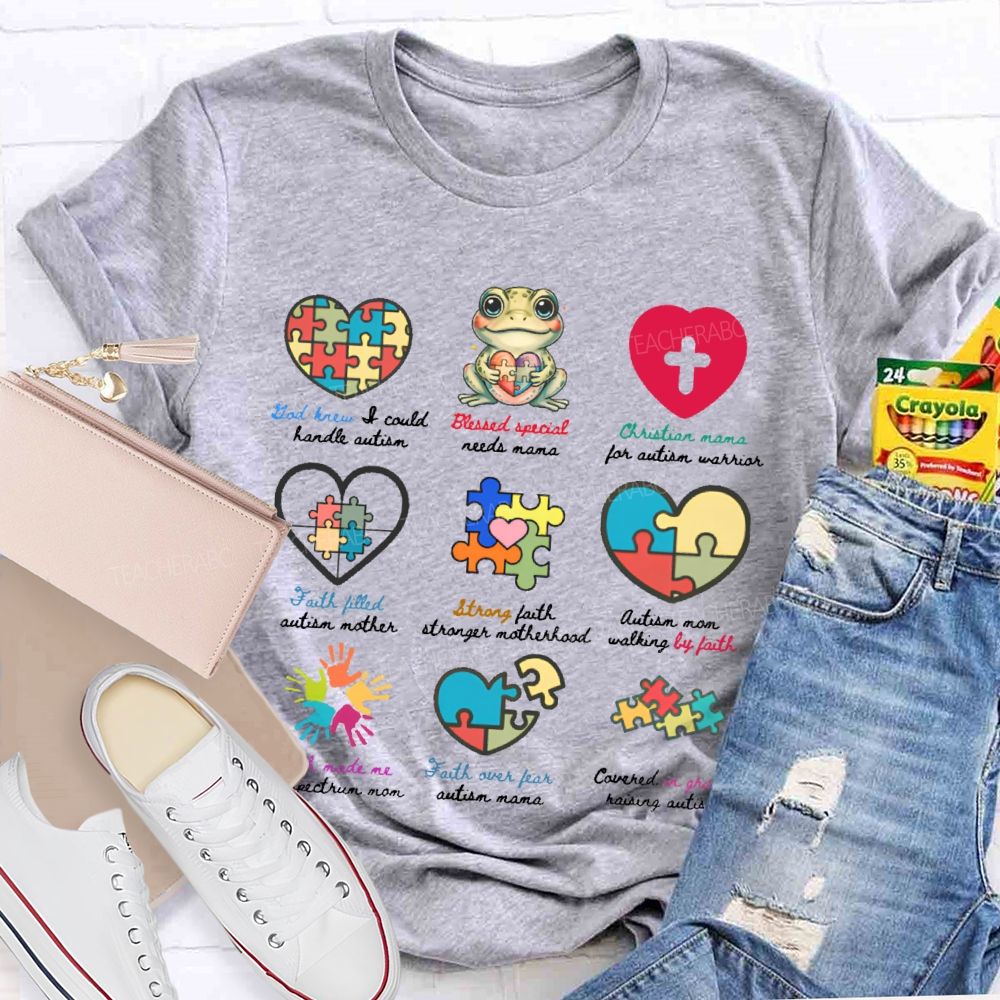 God Knew I Could Handle Autism Teacher T-shirt