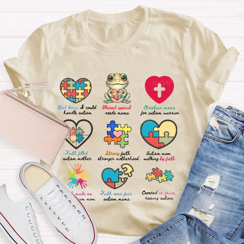 God Knew I Could Handle Autism Teacher T-shirt