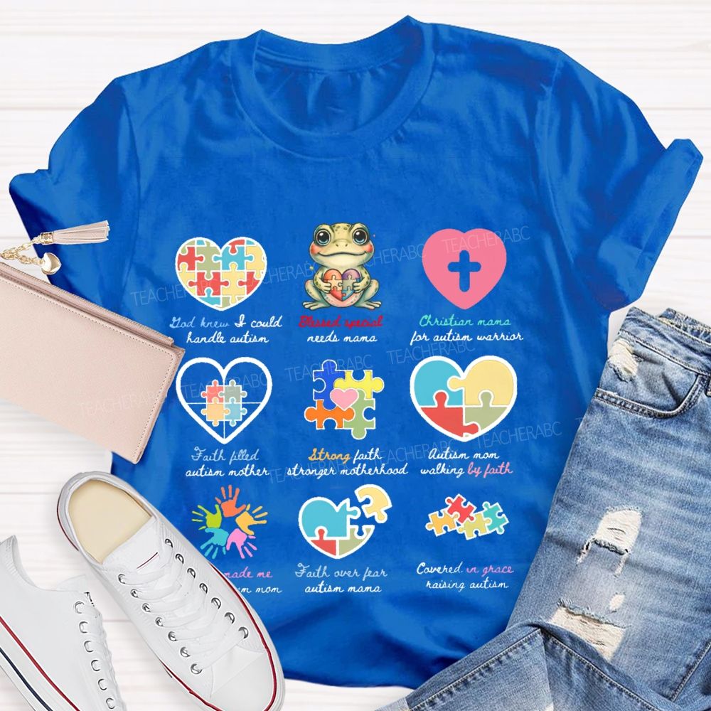 God Knew I Could Handle Autism Teacher T-shirt
