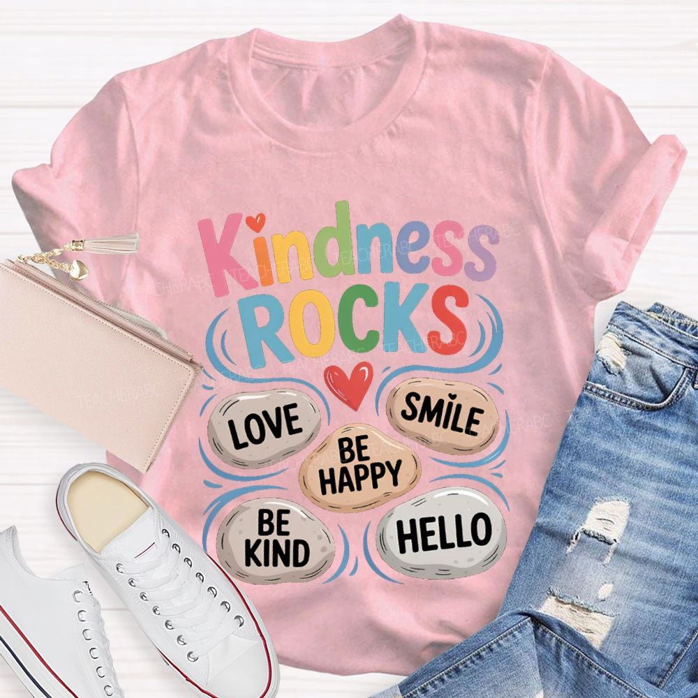 Kindness Rock Teacher T-shirt