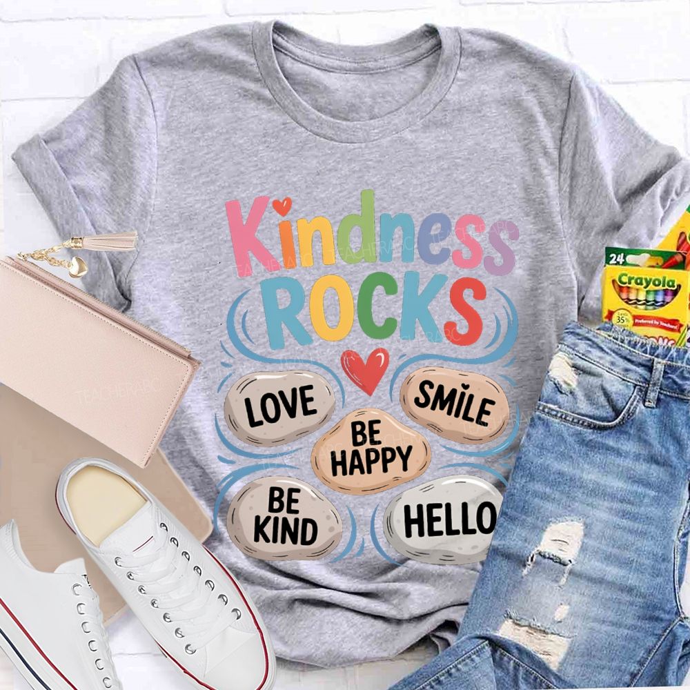Kindness Rock Teacher T-shirt
