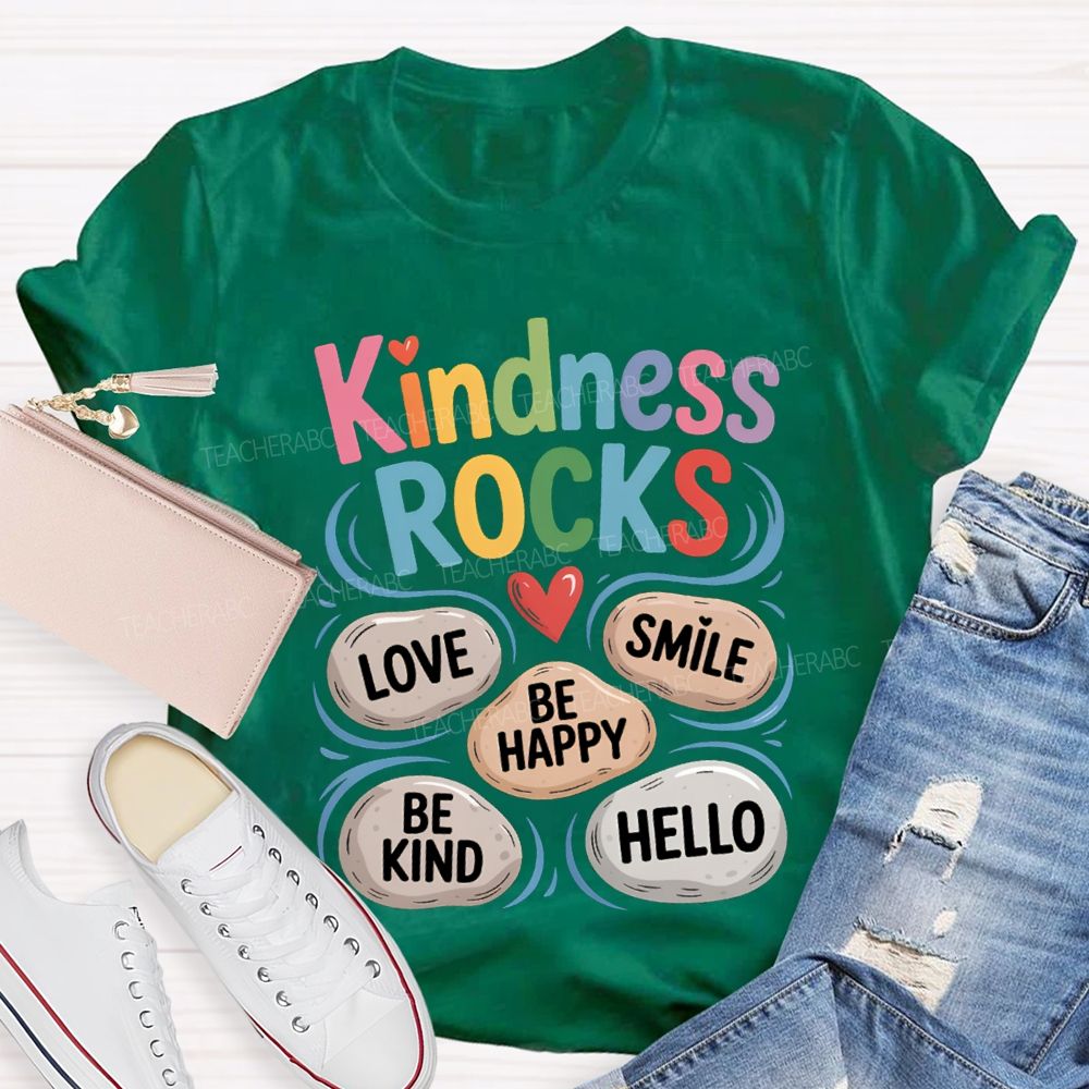 Kindness Rock Teacher T-shirt