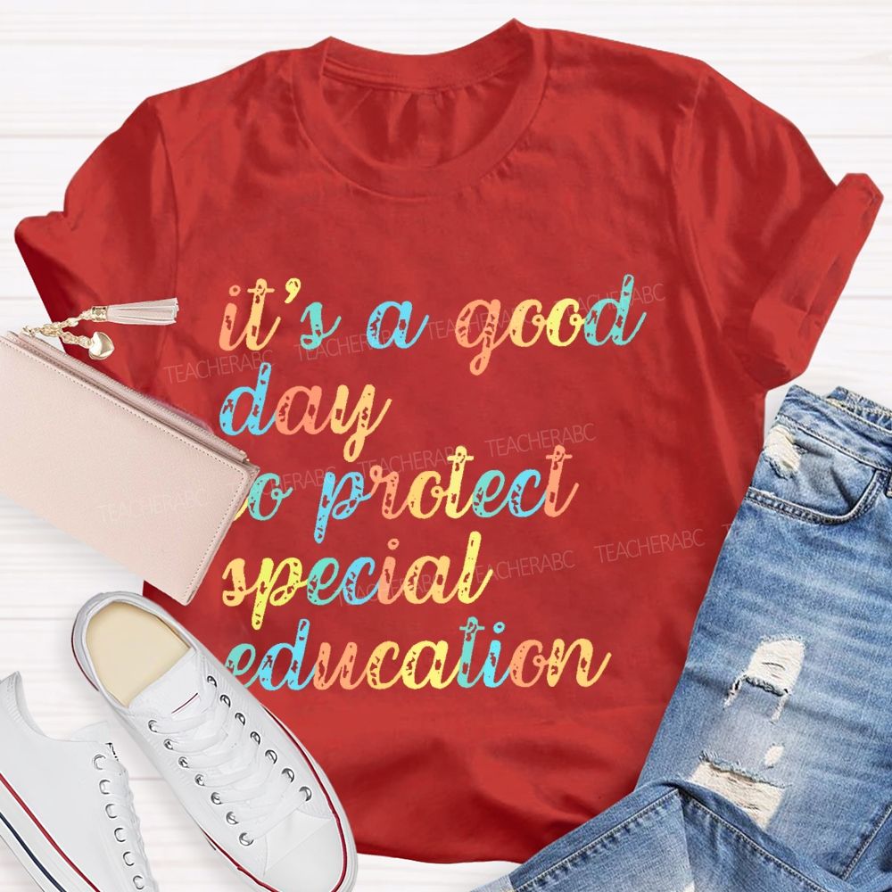 It's A Good Day To Protect Special Education Teacher T-shirt