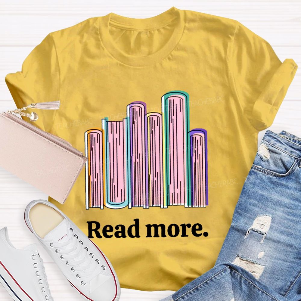 Read More Pattern Teacher T-shirt