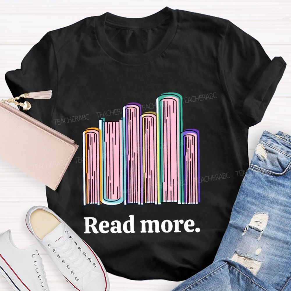 Read More Pattern Teacher T-shirt