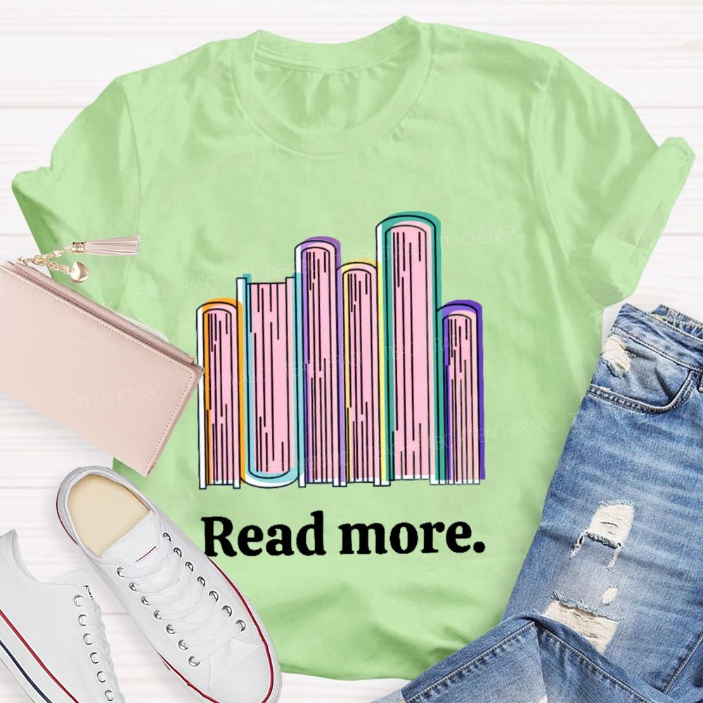 Read More Pattern Teacher T-shirt