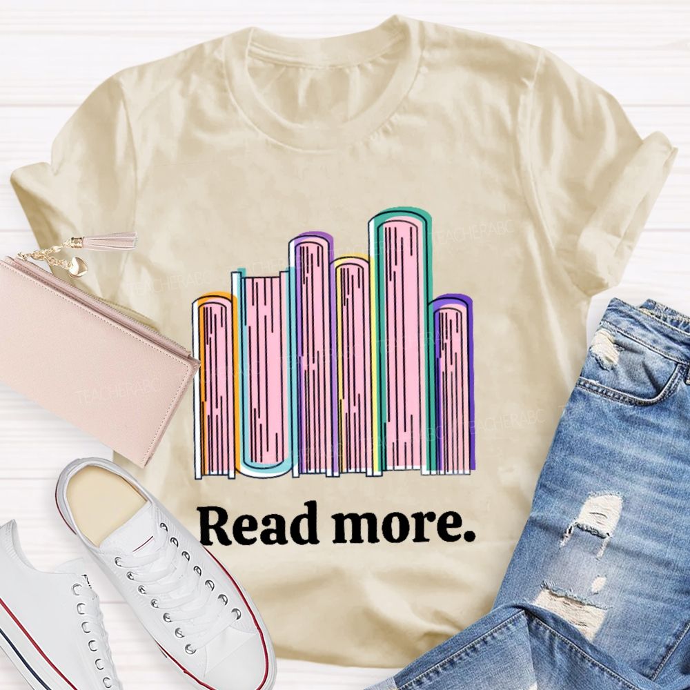 Read More Pattern Teacher T-shirt
