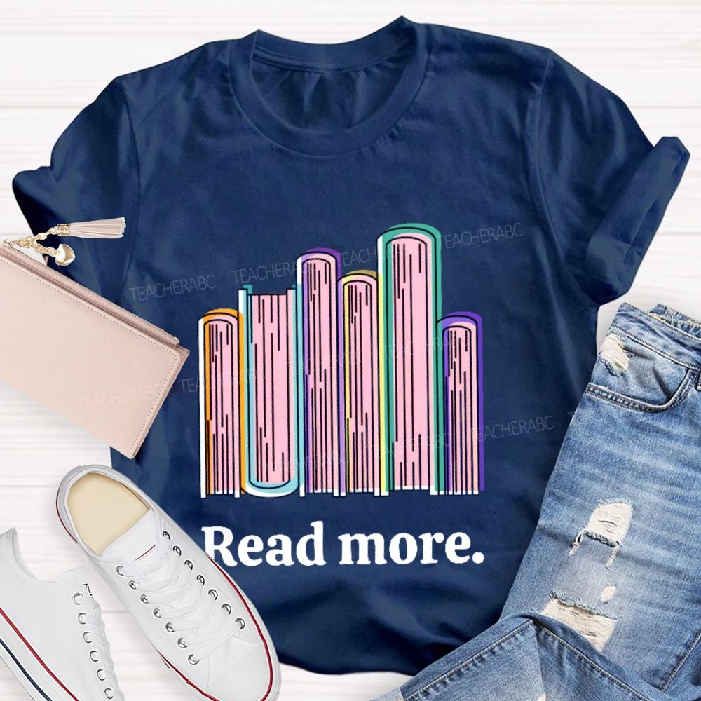 Read More Pattern Teacher T-shirt