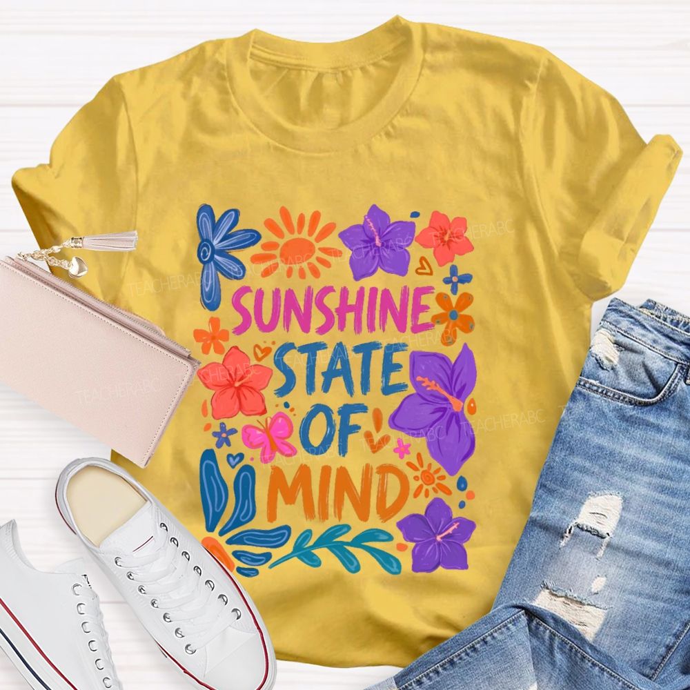Sunshine State Of Mind Teacher T-shirt