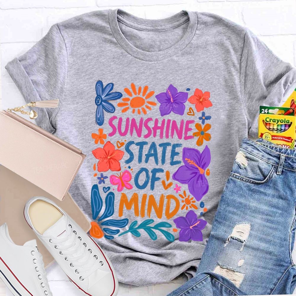 Sunshine State Of Mind Teacher T-shirt