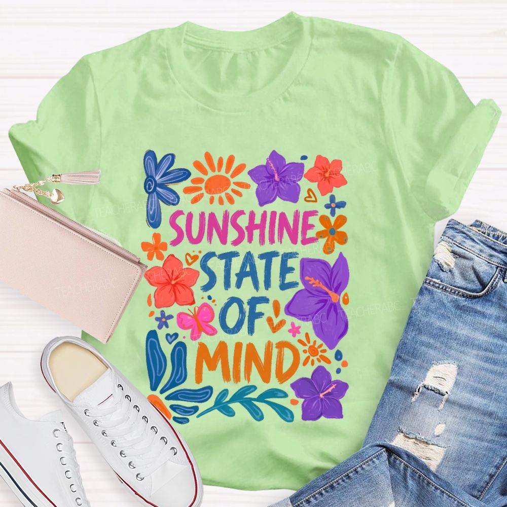 Sunshine State Of Mind Teacher T-shirt