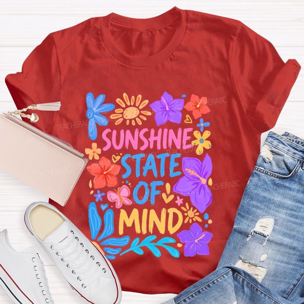 Sunshine State Of Mind Teacher T-shirt