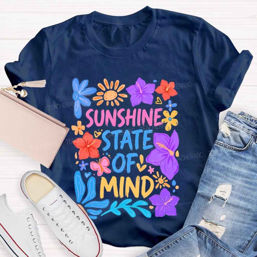 Sunshine State Of Mind Teacher T-shirt