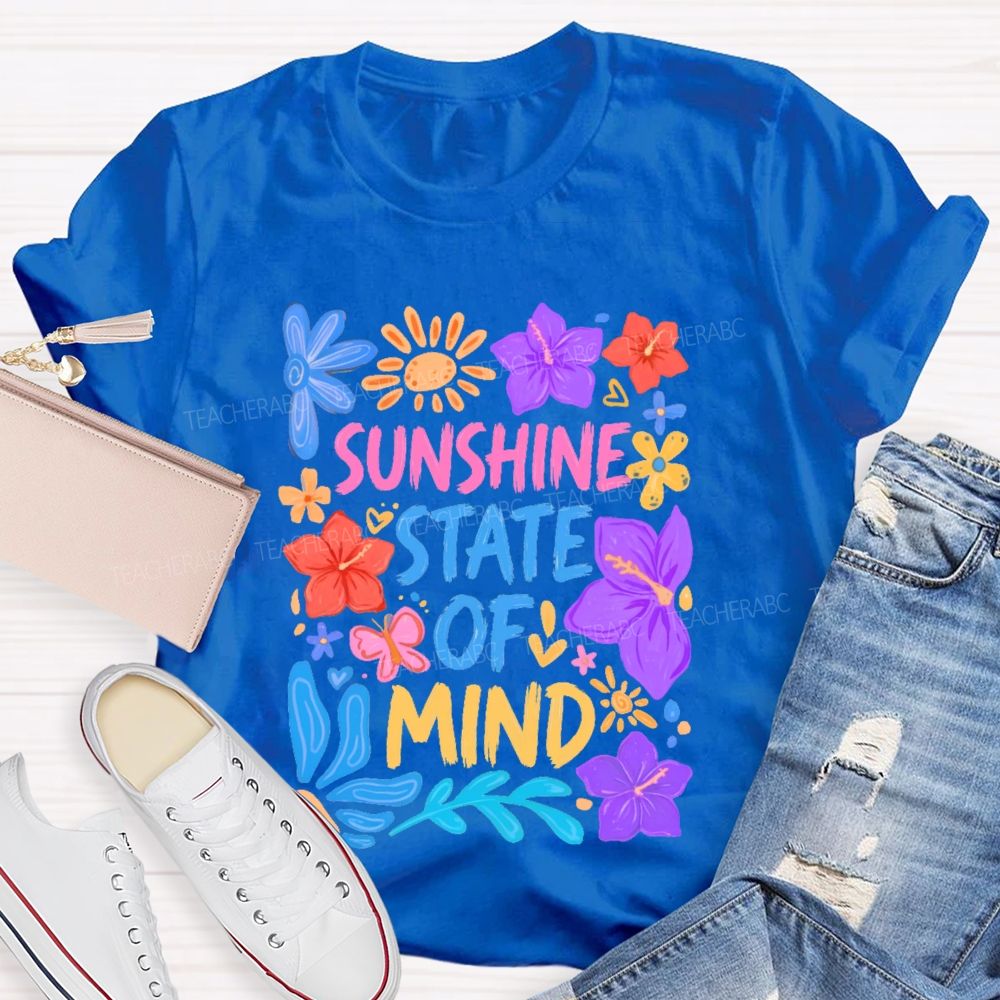 Sunshine State Of Mind Teacher T-shirt