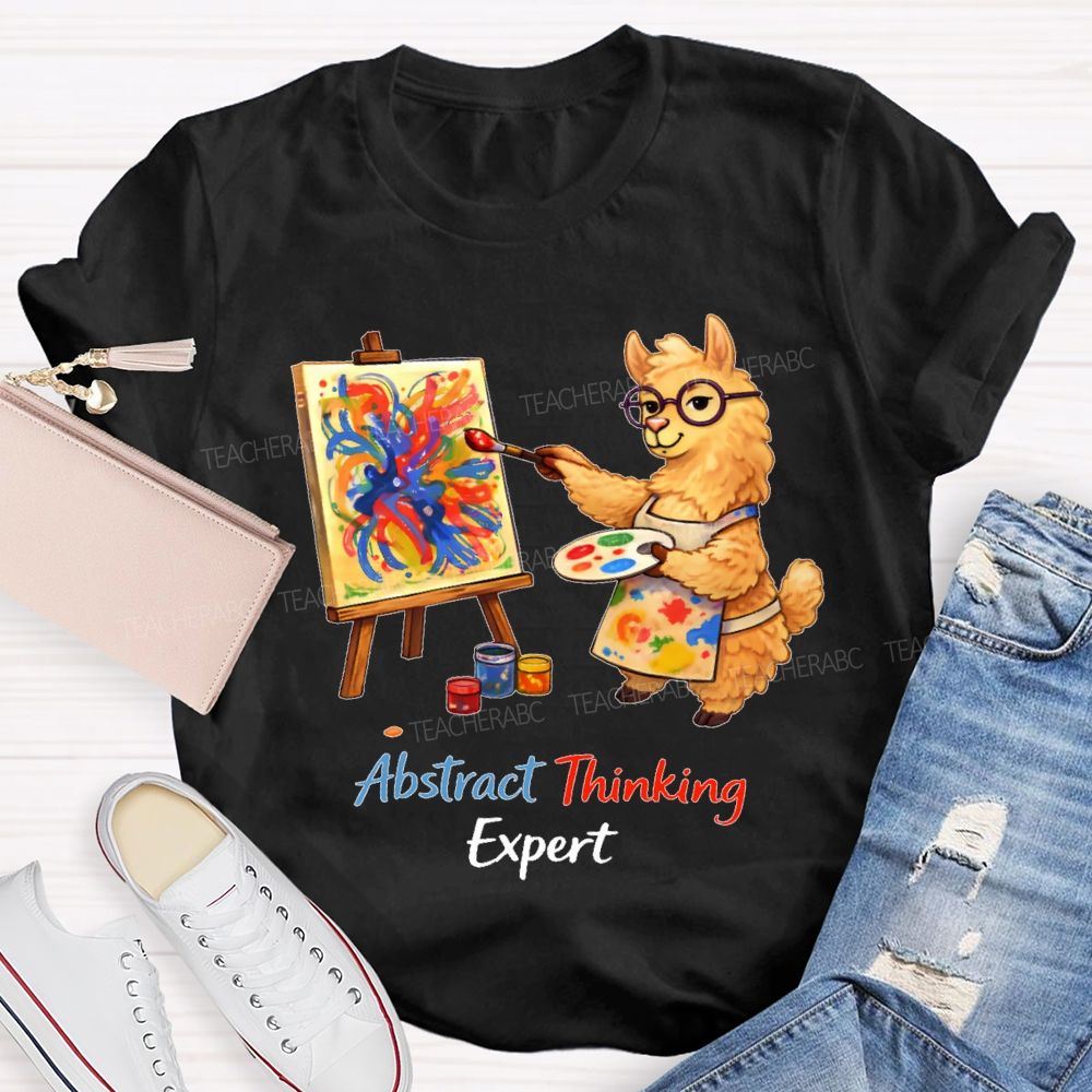 Abstract Thinking Expert Teacher T-shirt