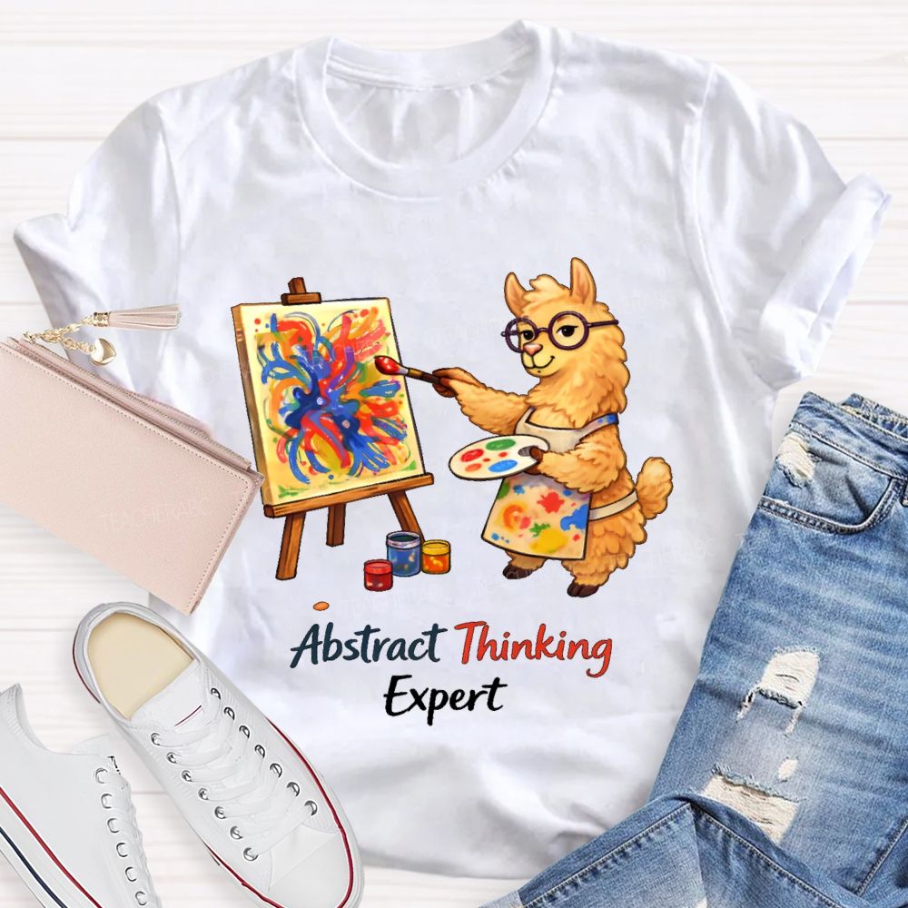 Abstract Thinking Expert Teacher T-shirt
