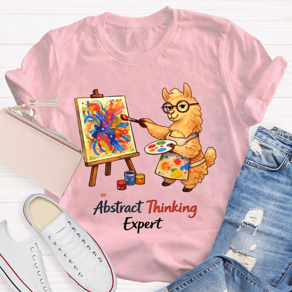 Abstract Thinking Expert Teacher T-shirt