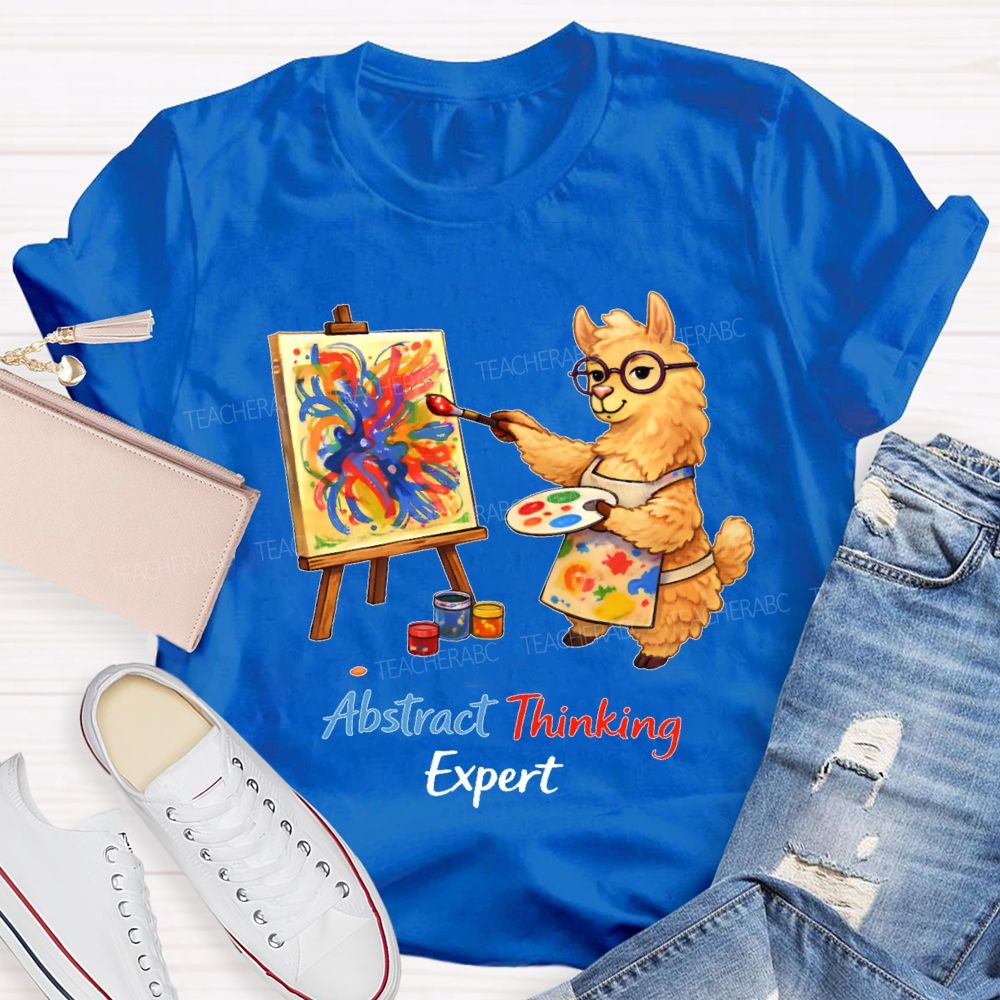 Abstract Thinking Expert Teacher T-shirt