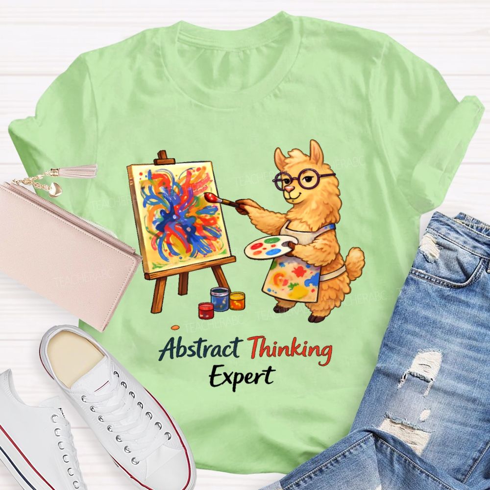 Abstract Thinking Expert Teacher T-shirt