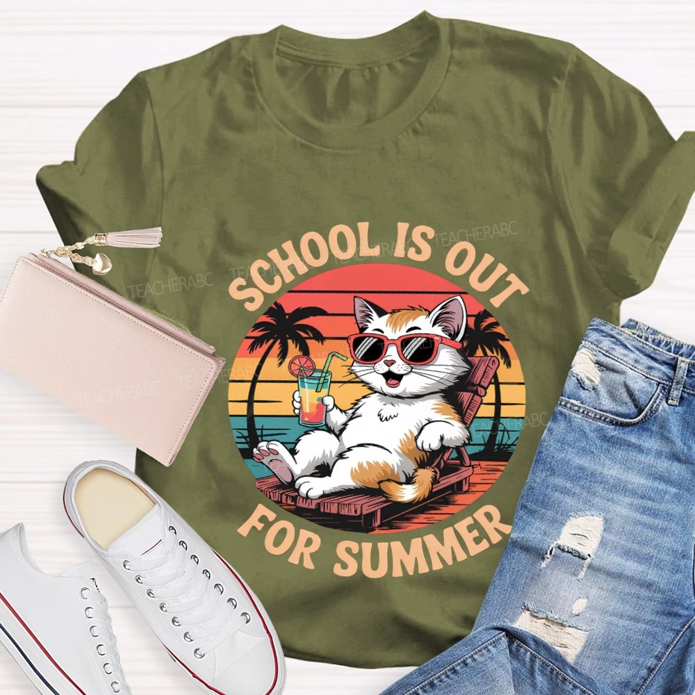 School Is Out For Summer Teacher T-shirt