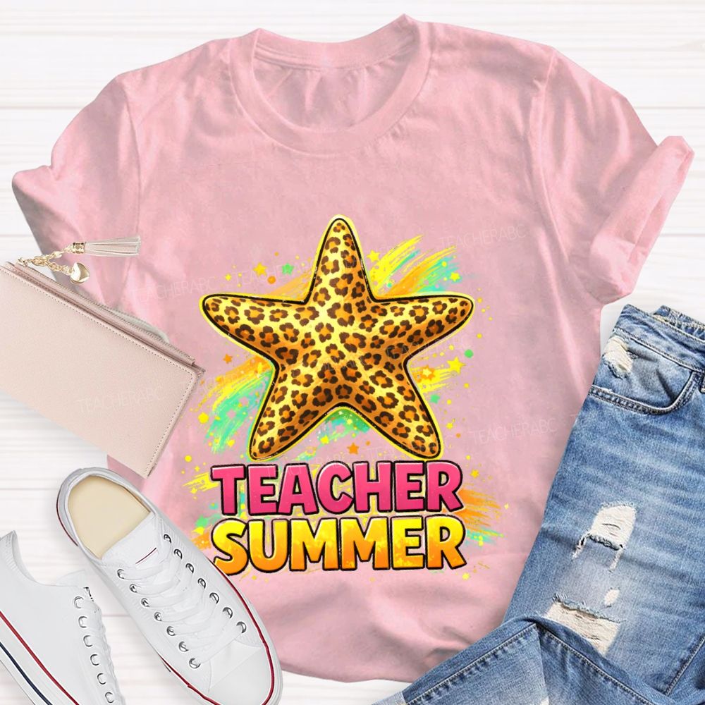 Teacher Summer Starfish Teacher T-shirt