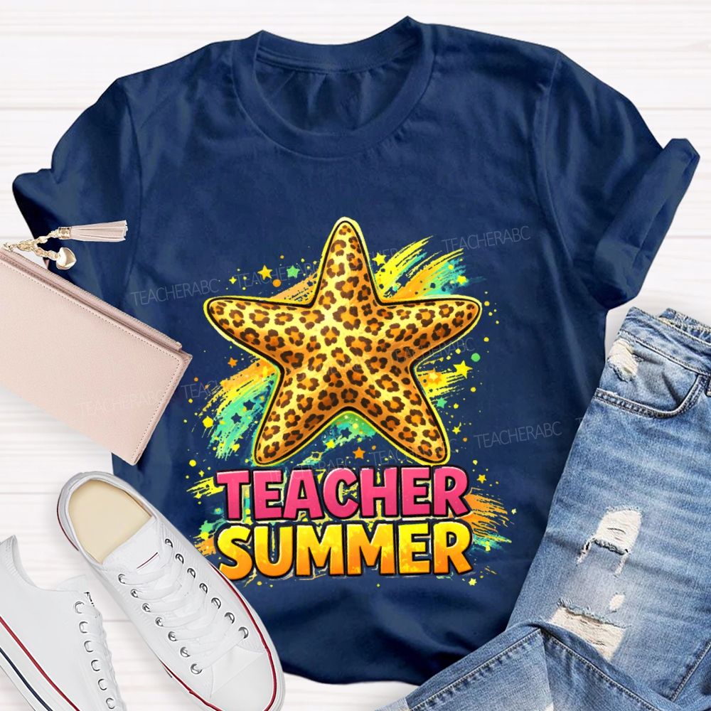 Teacher Summer Starfish Teacher T-shirt
