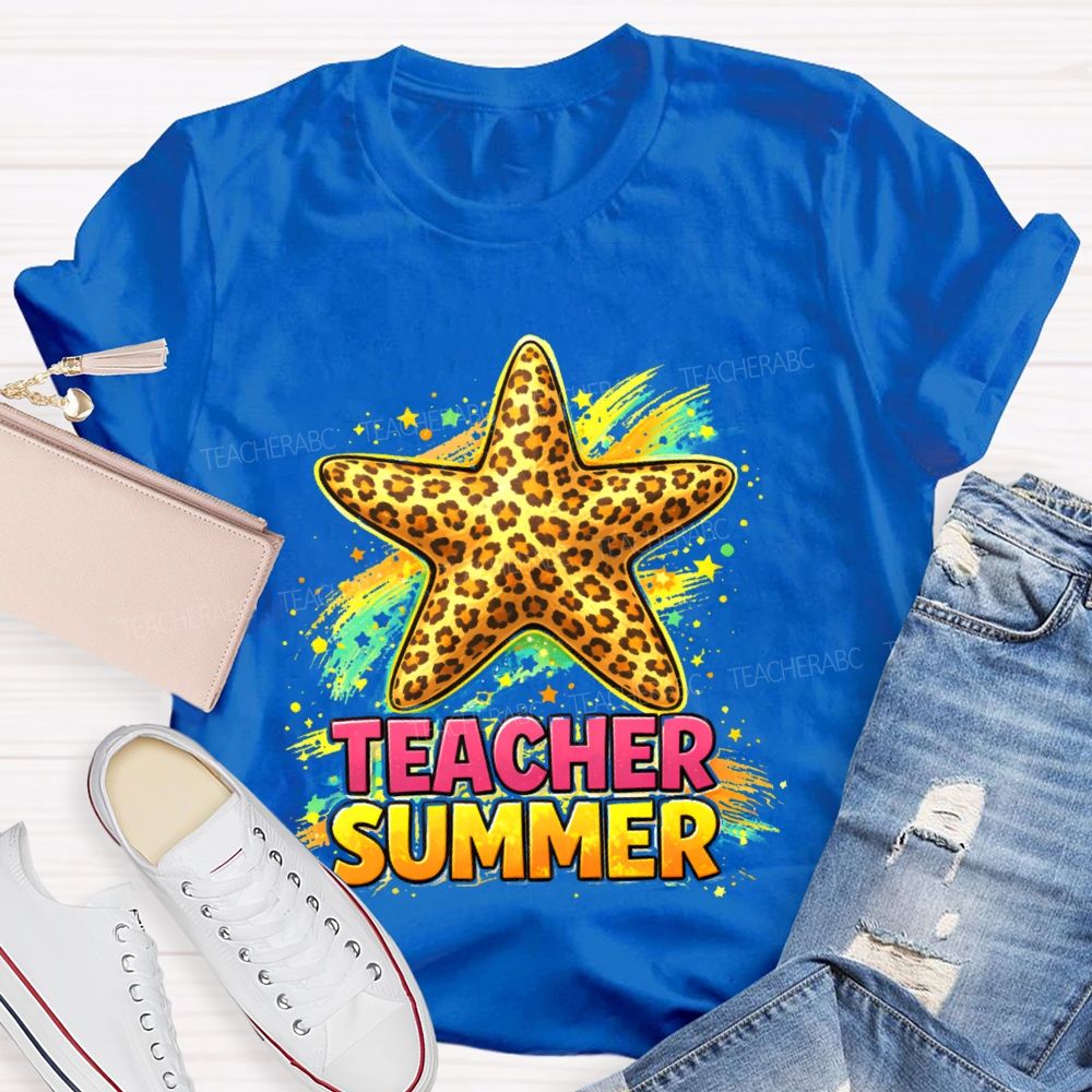 Teacher Summer Starfish Teacher T-shirt