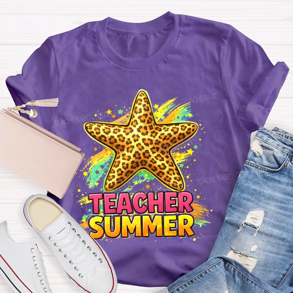 Teacher Summer Starfish Teacher T-shirt