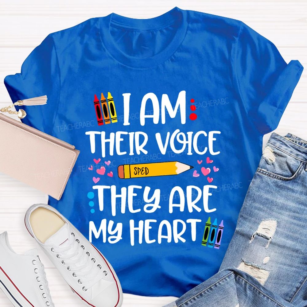 I Am Their Voice Sped They Are My Heart T-shirt
