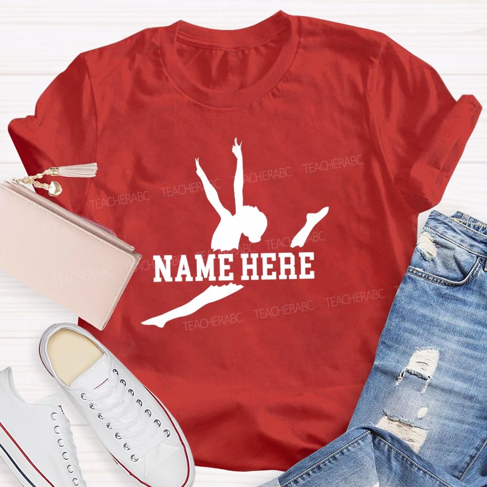 Personalized name The Leaping Dancer Teacher T-shirt