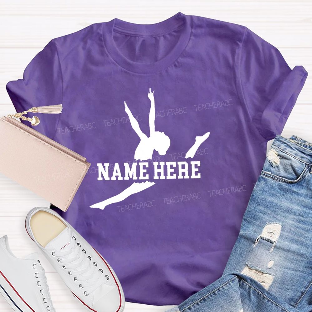 Personalized name The Leaping Dancer Teacher T-shirt