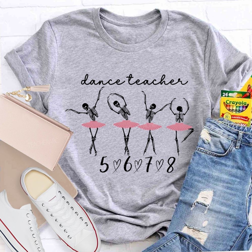 Dance Teacher 5678 Pink Skirt T-shirt