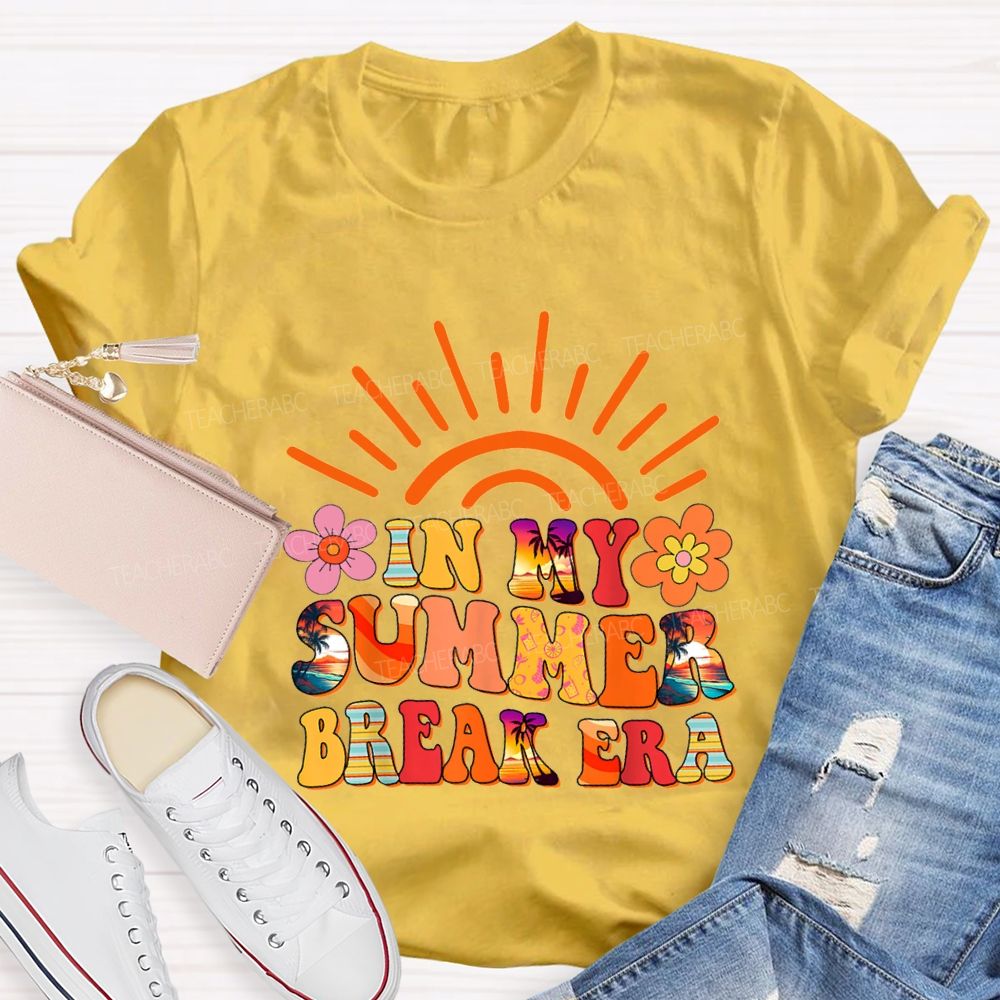In My Summer Break Era Teacher T-shirt