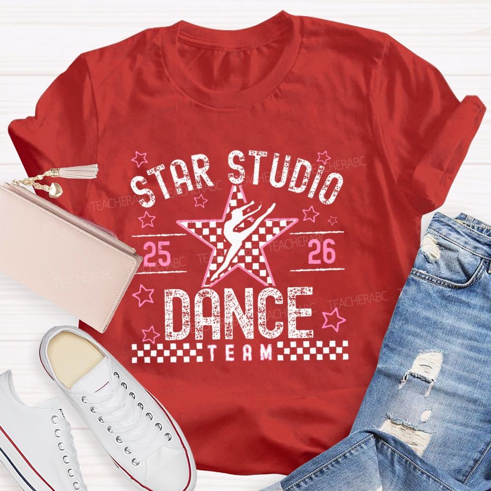Personalized Team Name Dance Team Teacher T-shirt