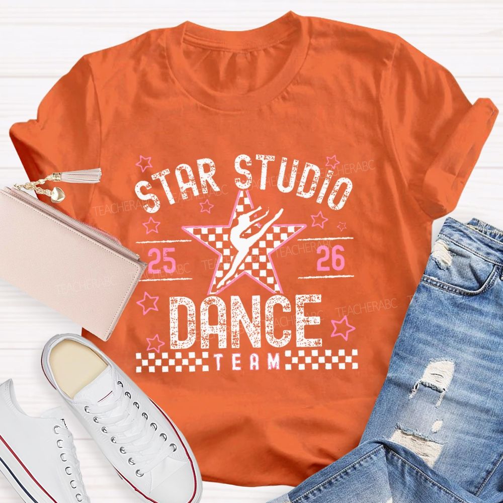 Personalized Team Name Dance Team Teacher T-shirt