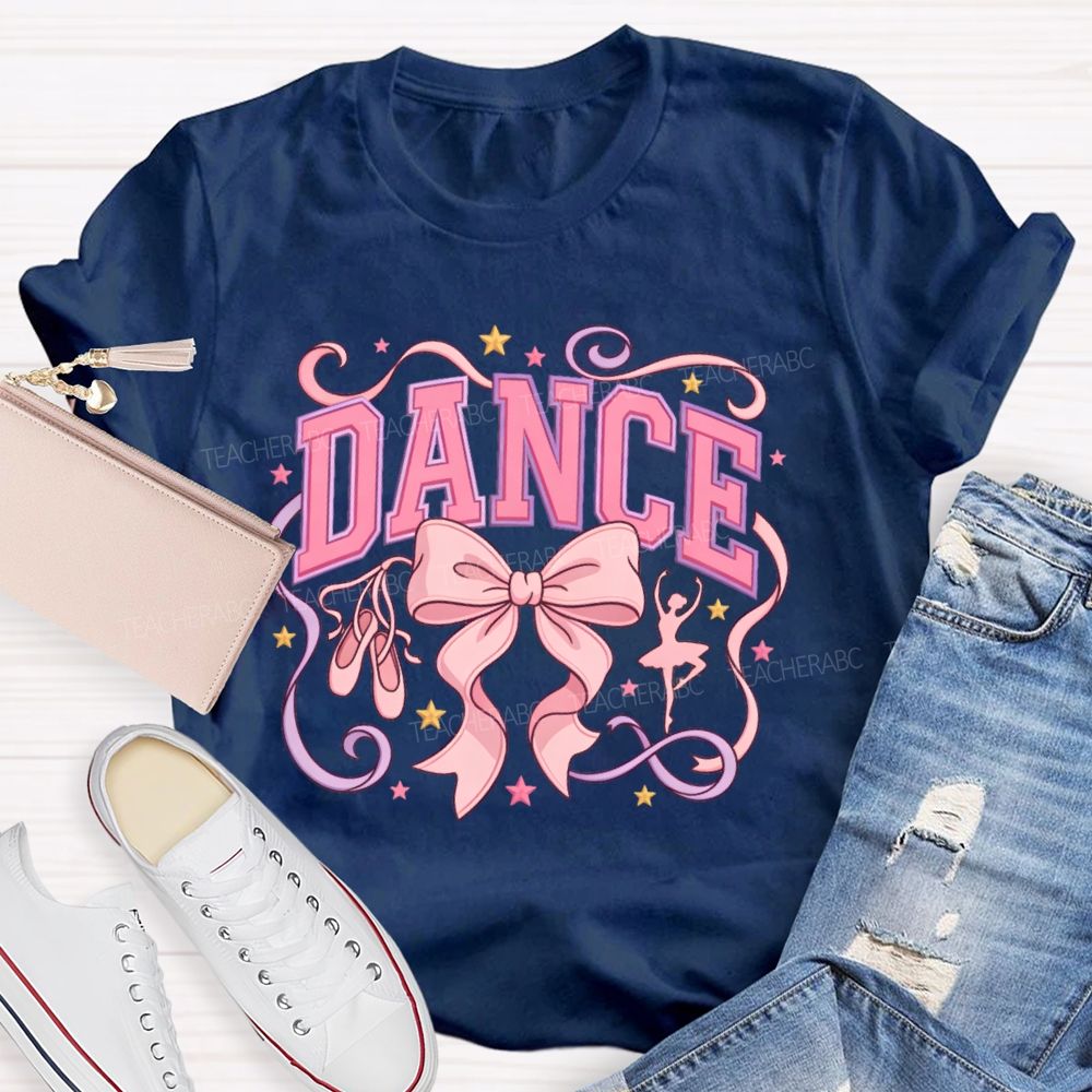 Dance Bow Pattern Teacher T-shirt