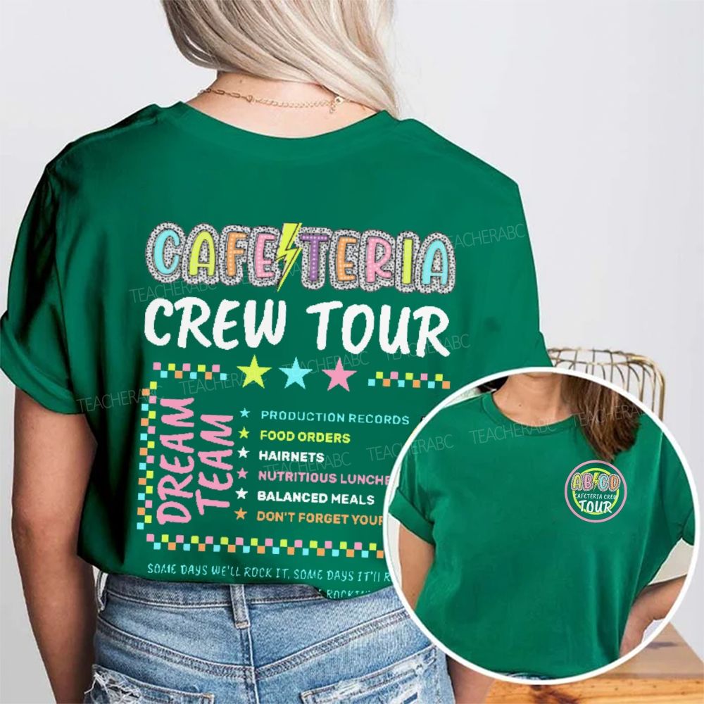 Cafeteria Crew Tour Double Printed T-shirt