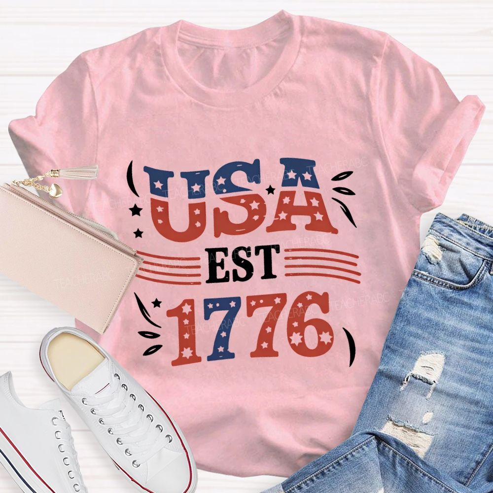 From 1776 To Forever I Stand With The Red White And Blue T-shirt