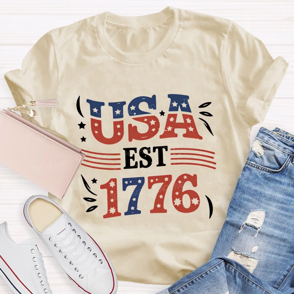 From 1776 To Forever I Stand With The Red White And Blue T-shirt