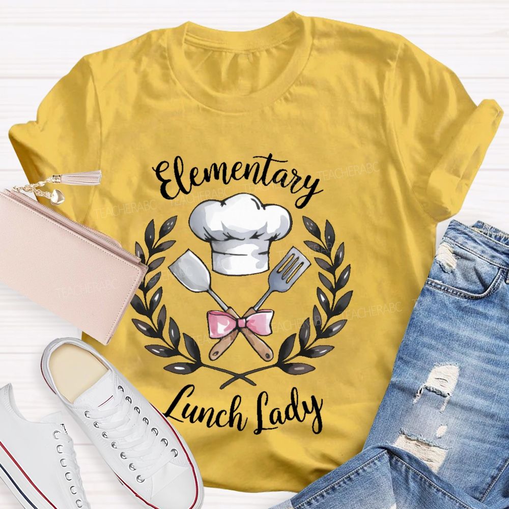 Elementary Lunch Lady Teacher T-shirt