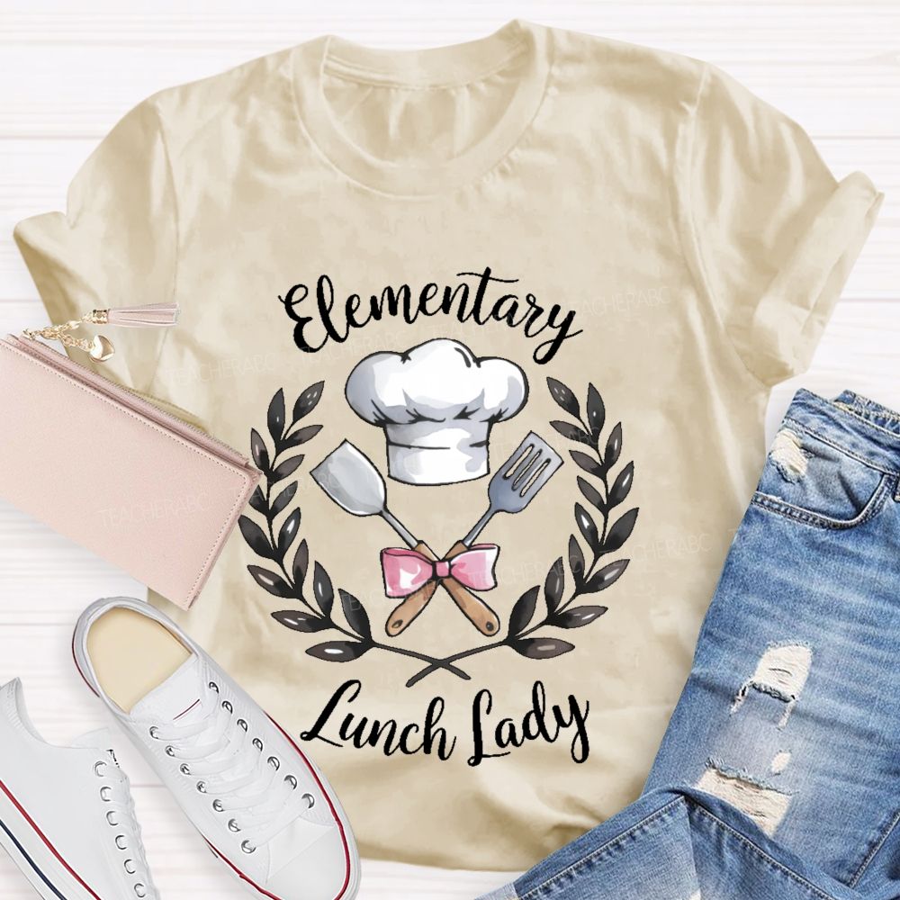 Elementary Lunch Lady Teacher T-shirt