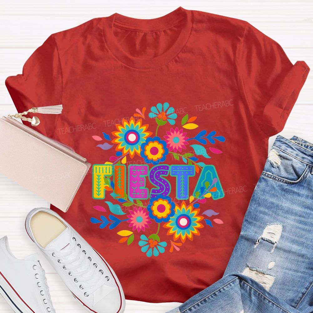Fiesta Maestra Bilingual Teacher T-shirt