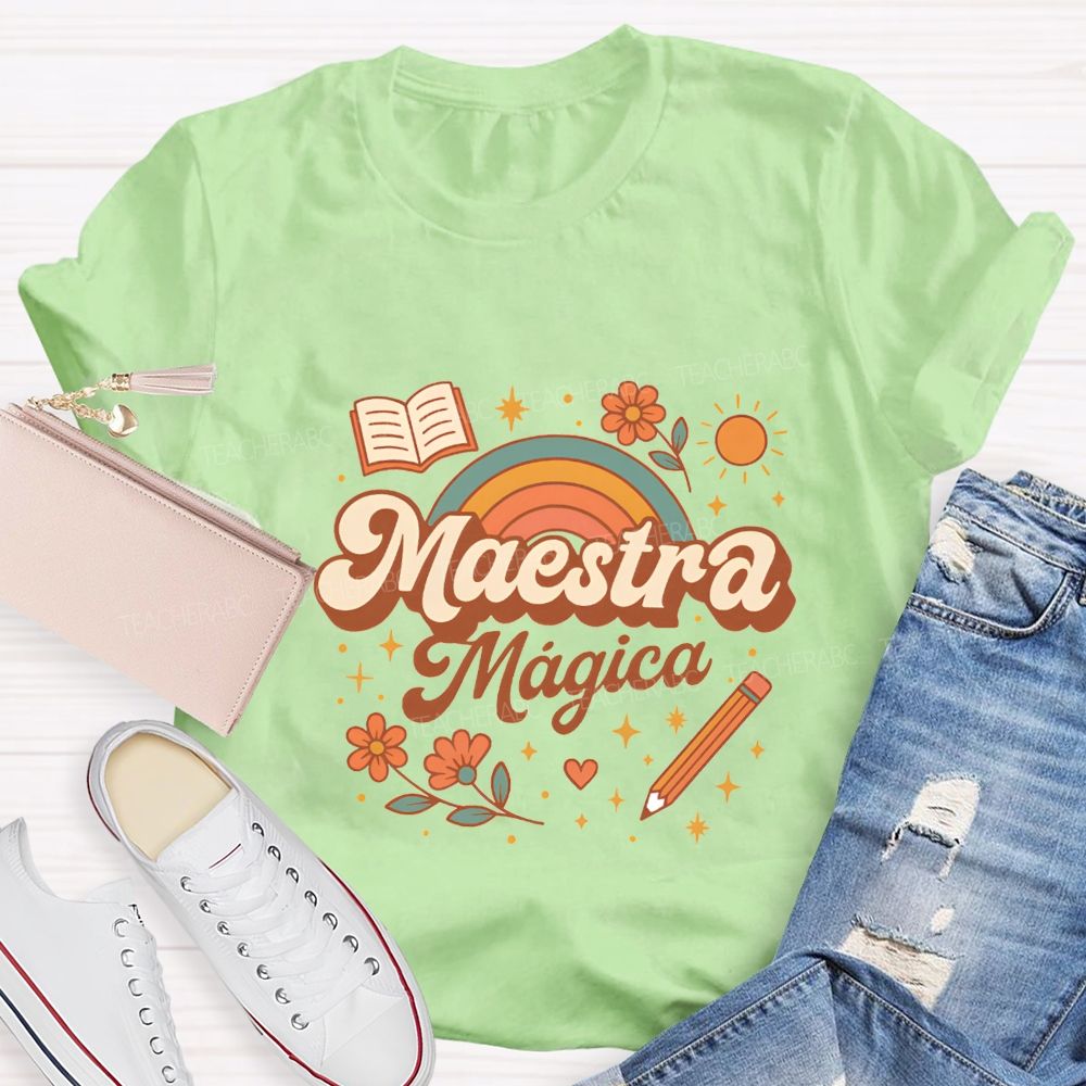 Maestra Magica And Bilingual Teachers T-shirt