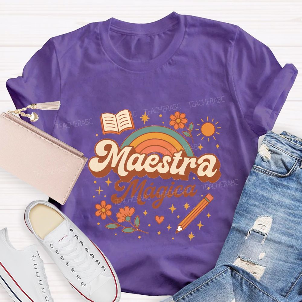 Maestra Magica And Bilingual Teachers T-shirt
