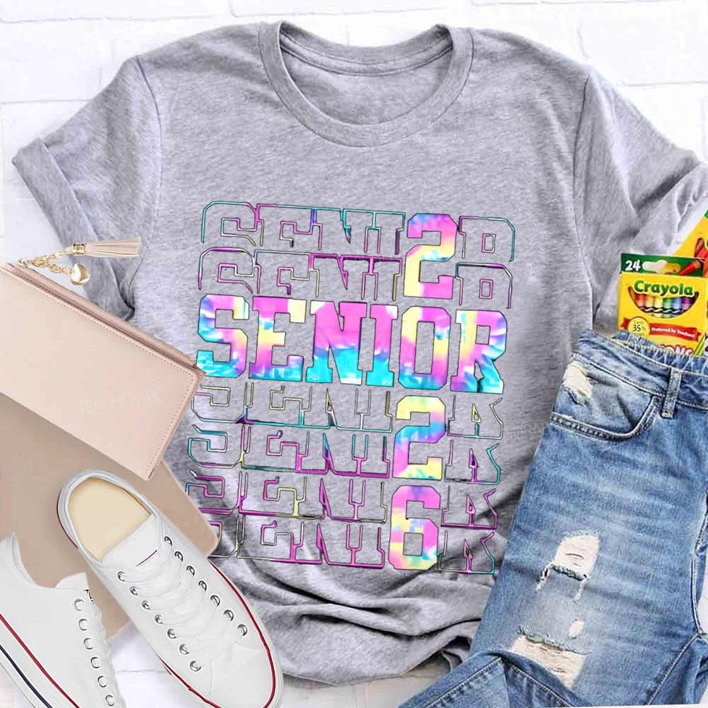 Senior 2026 Letters Teacher T-shirt