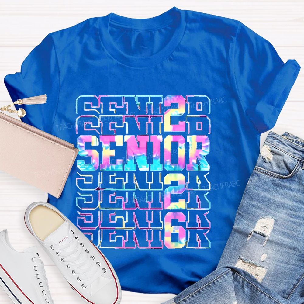 Senior 2026 Letters Teacher T-shirt