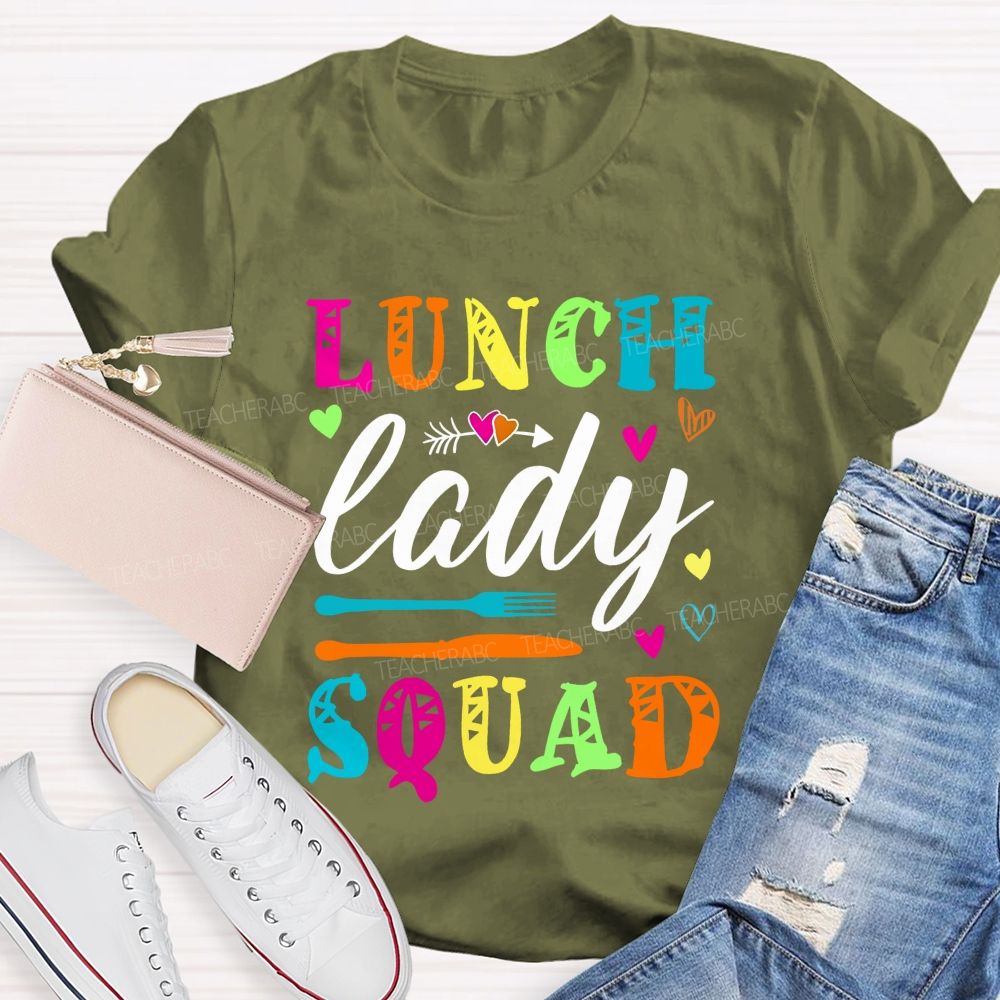 Lunch Lady Squad The Cafeteria Squad T-shirt